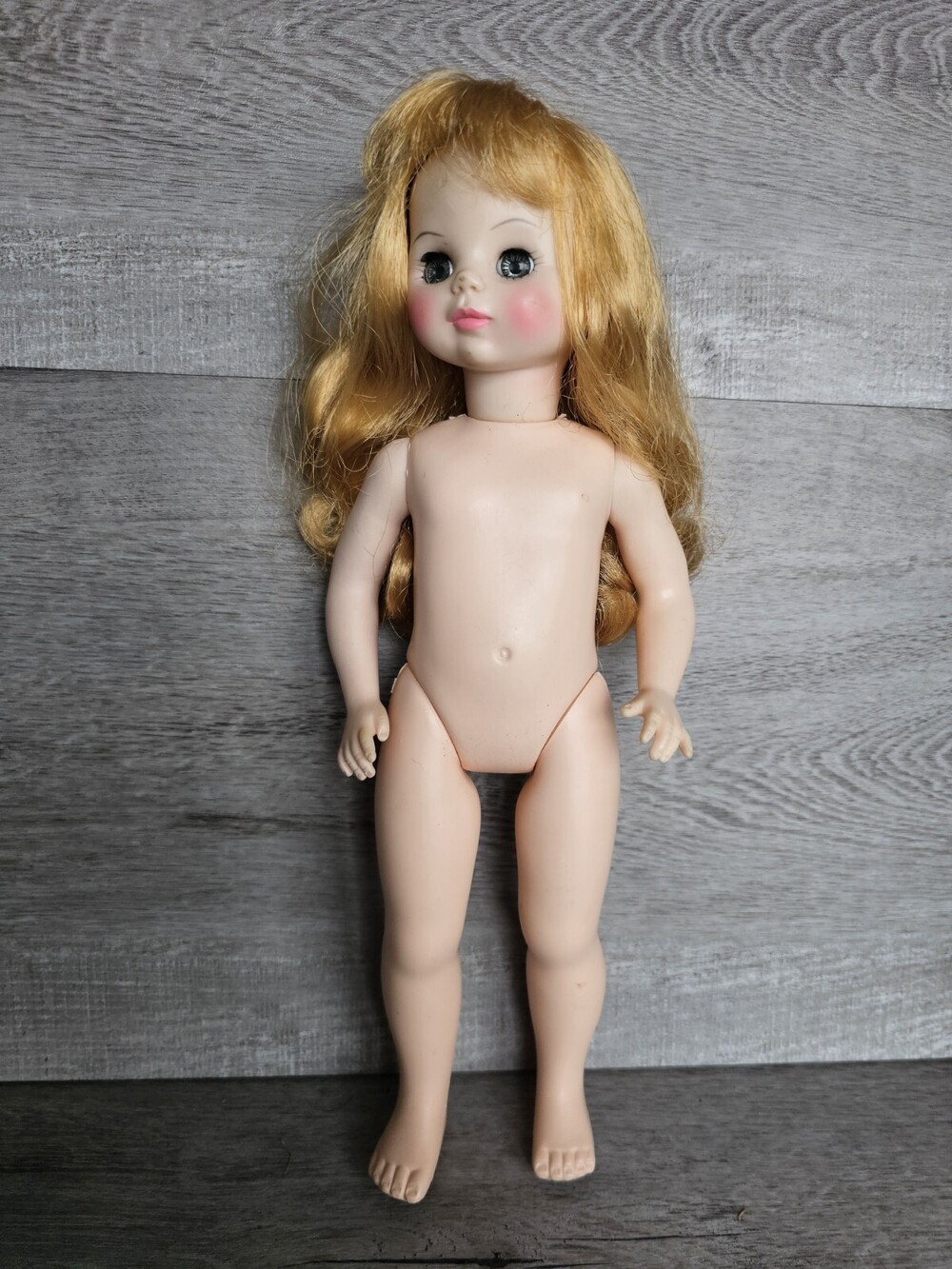 Madame Alexander Doll, PollyAnna, Vintage 1965, 12” Caucasian Girl Sleep Eyes